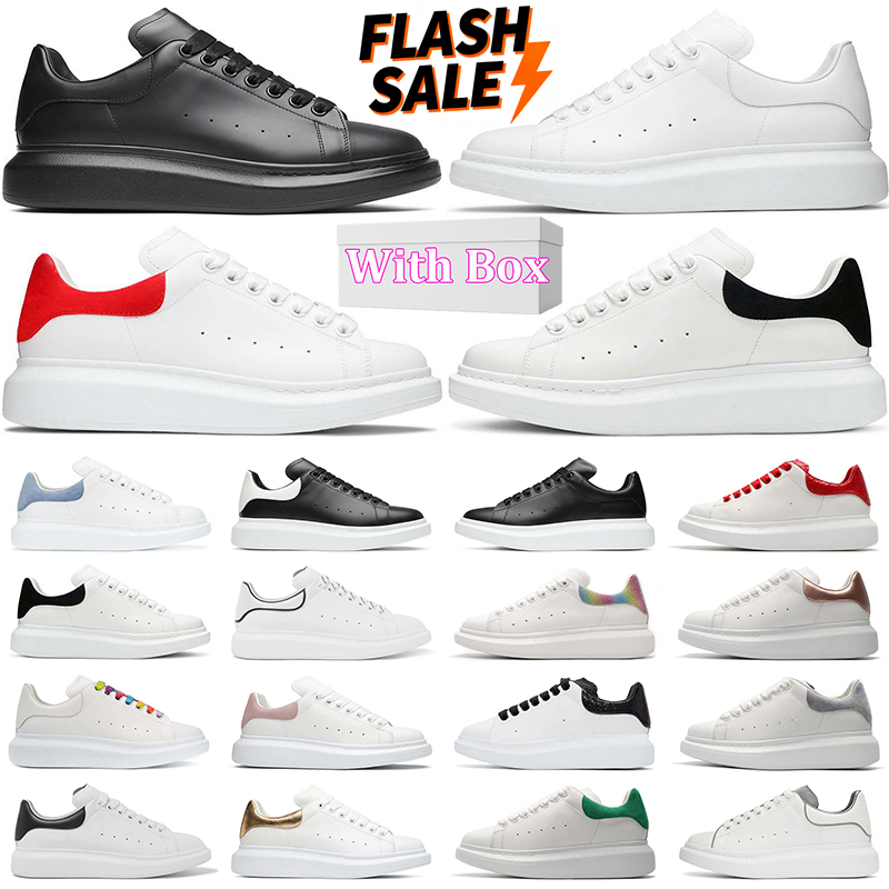 designer casual shoes mens sneakers White Black Suede Leather Dream Blue womens trainers platform shoe with box