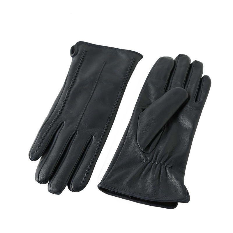Gours Winter Mens Leather Gloves Touchscreen Gloves Fashion Warm Black Gloves Goatkin Gloves GSM012 241122