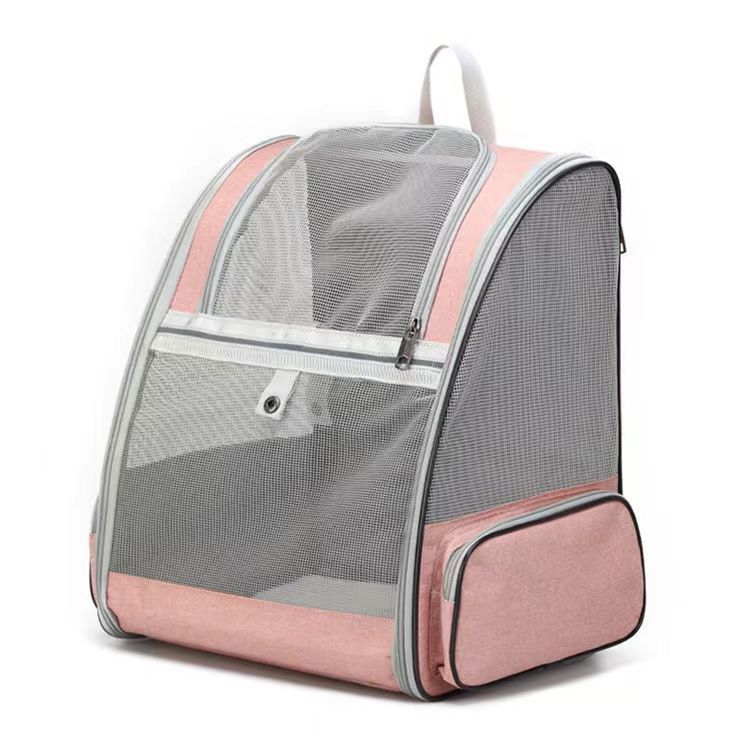 Lightweight Outdoor Dog & Cat Portable Backpack: Breathable Mesh Design, Easy Folding Feature - view 5