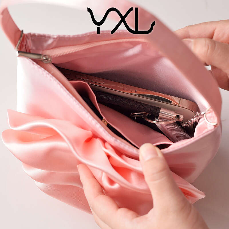 Dinner Bag Big Flower Banquet Three Dimensional Silk Cheongsam Bag Hand Held Wedding Bride Bridesmaid Bag KQ