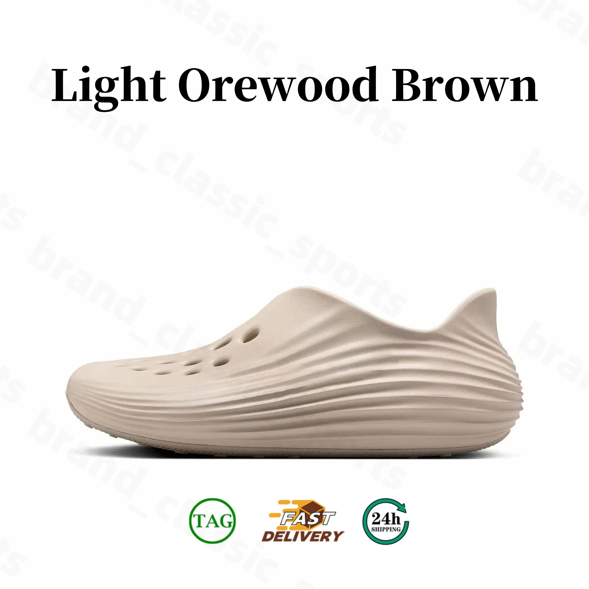 Shoes Slippers designer ReactX Rejuven 8 Light Orewood Green Strike Brown Triple Black Smoke Grey cool grey volt slippers slides casual shoes