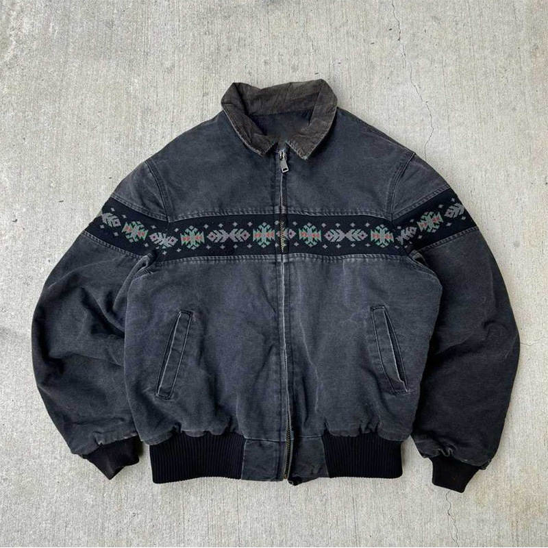 Men's Hoodies Retro Loose Hoodie A Pcs Oversized Pure Gray Watch-peeker Hole Breaking Sweatshirt Unisex Gothic Harajuku Casual Pullover