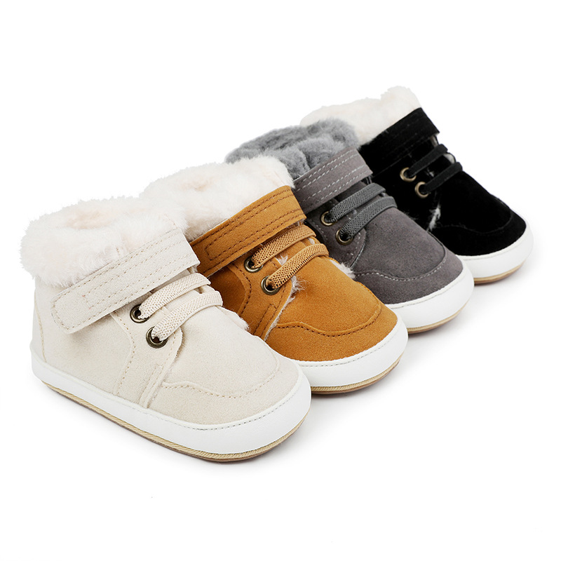 Winter Infant Baby Newborn Boots Little Toddler Boots Warm Plush Kidszworld Kids First Walker Shoes 0- 18 Months K0468