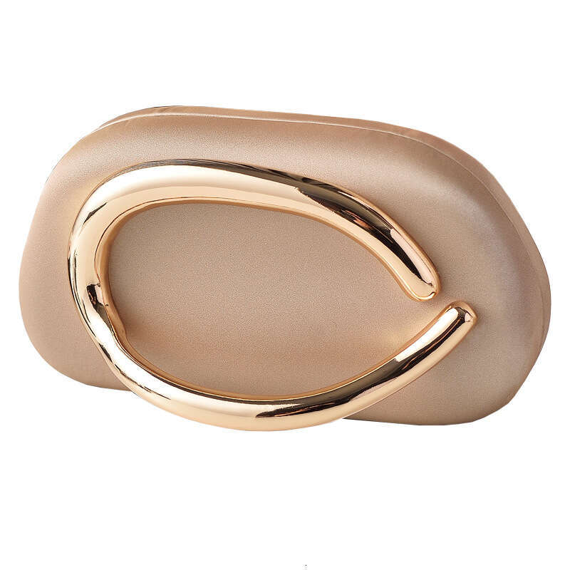 Dinner Bag Round Box Banquet PU Gold Fashion Handheld Bag KQ