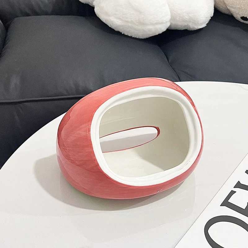 Cute And Creative Watermelon Tissue Box Light Luxury And High Aesthetic Decoration Paper Box OrnamentM251124