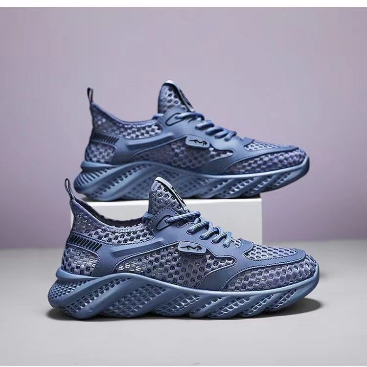 2025 New Sneakers for Men Breathable Hollow Mesh Sport Shoes Causal Running Shoes