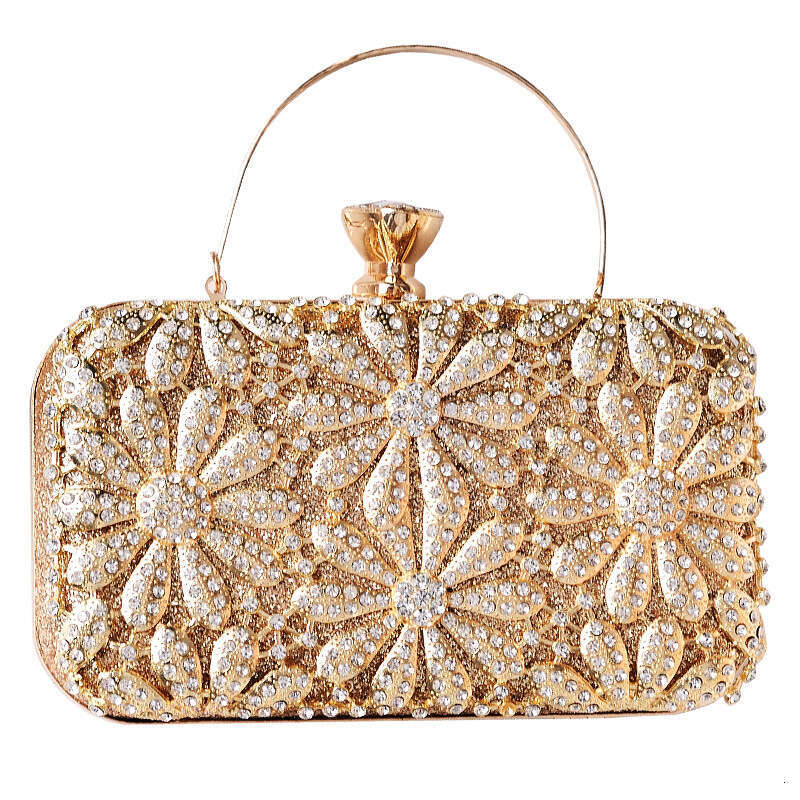 Dinner Bag Fashionable Sparkling Diamond Jewelry Dinner Rhinestone Dress Bag Hand Held Wedding Bride Bag KQ