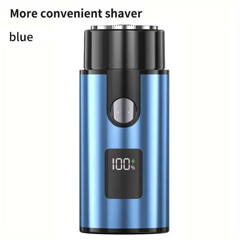 Mini Portable Electric Usb Rechargeable Shaver Mens Razor Portable Waterproof Razor Pocket Size Wet and Dry Mens Razor Trimmer L251124