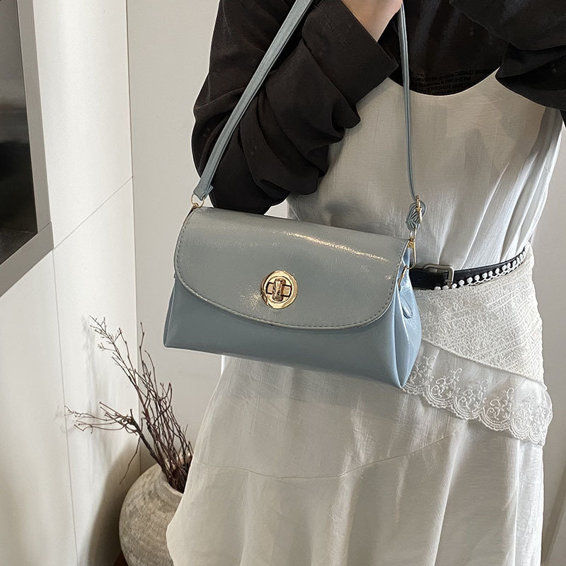 Vintage Small Square Messenger Bags For Women Fashion Ladies Shoulder Bag Tote Purse Solid Color Female Top-handle Crossbody Bag R250424