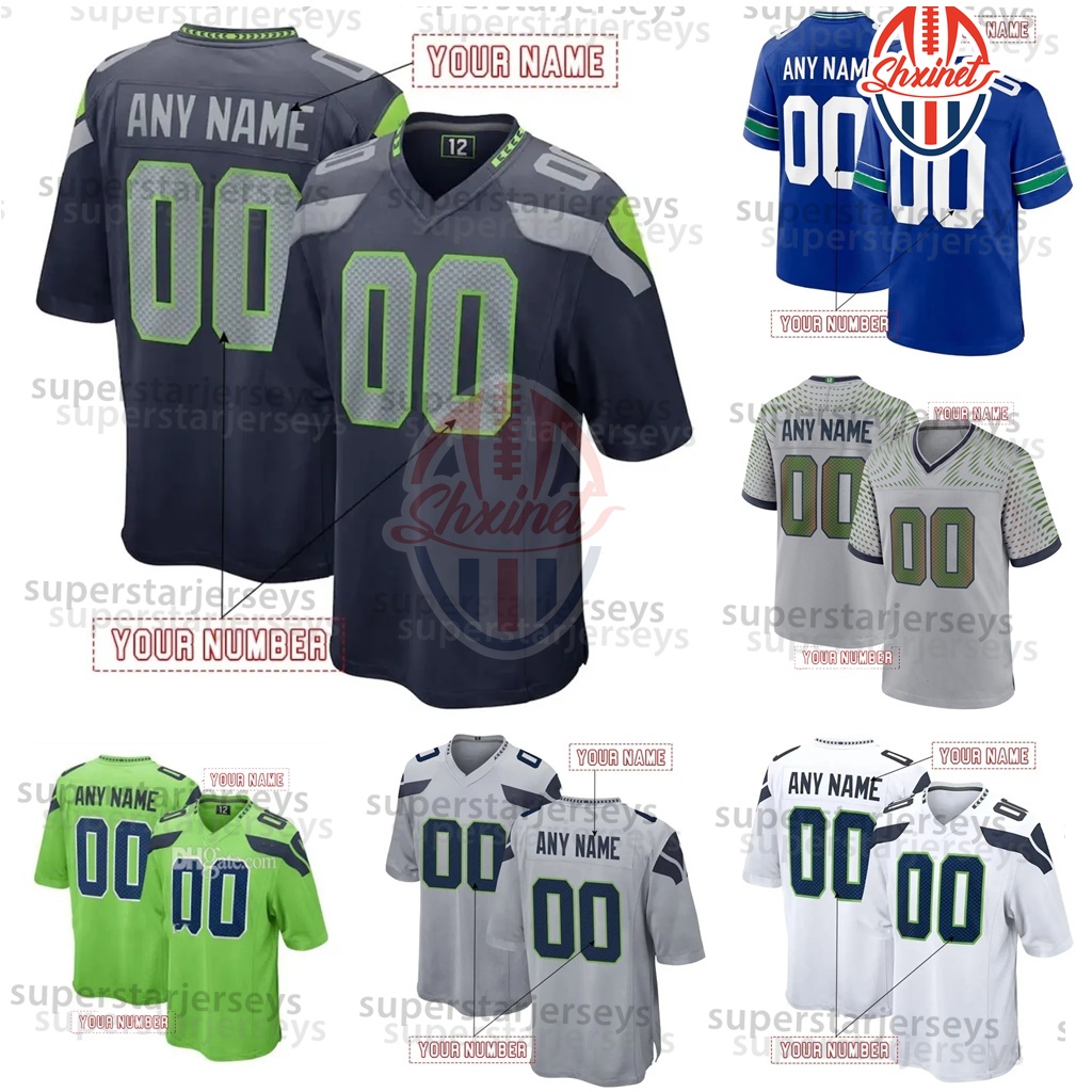 Football 2025 Rivalries Jerseys Cooper Kupp Darnold Smith-Njigba Walker III Any Name Number Embroidered Letter Number Mix Order