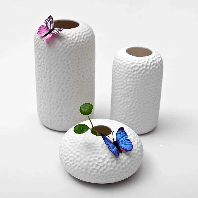 Hydroponic Ceramic Vase Flower Nordic Luxury Ikebana Modern Small Vase Design Creative Florero Aesthetic Room Decor Jarron FYVS C251124