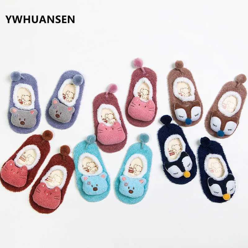 Winter Girls Socks For Toddlers Kids Cartoon Socks Footwear For Children Baby Socks For Boys Socks Non-sliding G251124