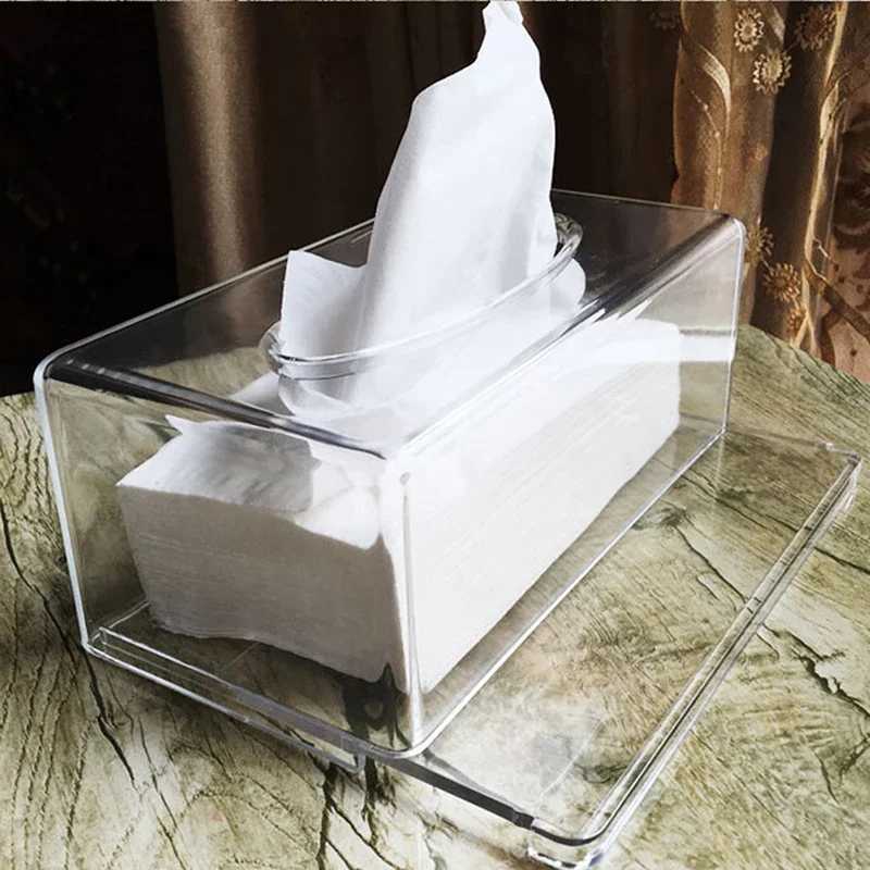 New simple and fashionable tissue box tissue dispenser desktop kitchen tissue holder home office and car tissue storage boxM251124
