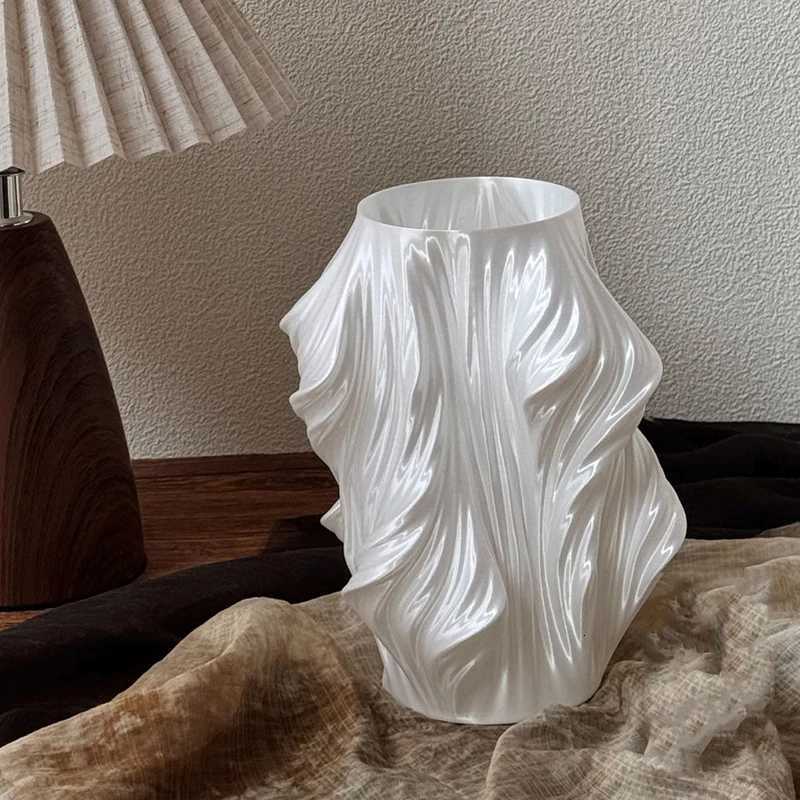 3D Printed Vases Elegant Room Flower Bottle Luxury Modern Design Vase Nordic Interior Minimst Dried Flowers Vase Office Decor C251124