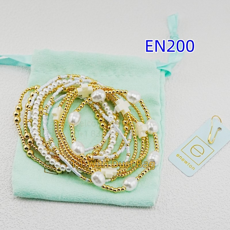 hallofriend Enewton 1:1 Naure Pearl Beaded Multi Layer Bracelet Jewelry Bijoux de Luxe Birthday Christmas Gift EN200