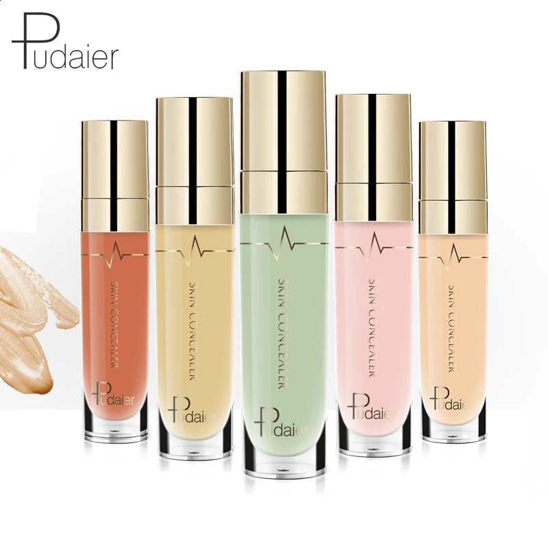 Pudaier Blue Pink Liquid Foundation Face Makeup Nutritious Base Concealer Cream Make up Cosmetics Facial Brighten Corrector Tint 250423