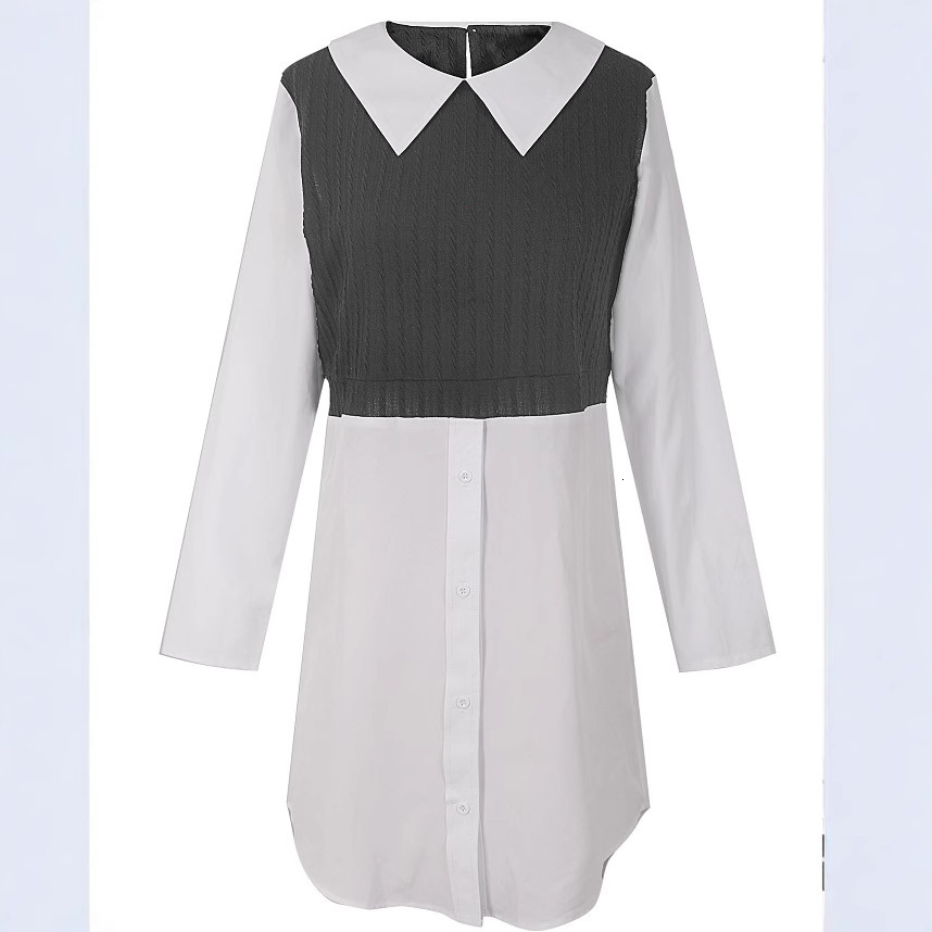2023 Yama autumn new long sleeved V-neck button up shirt for women
