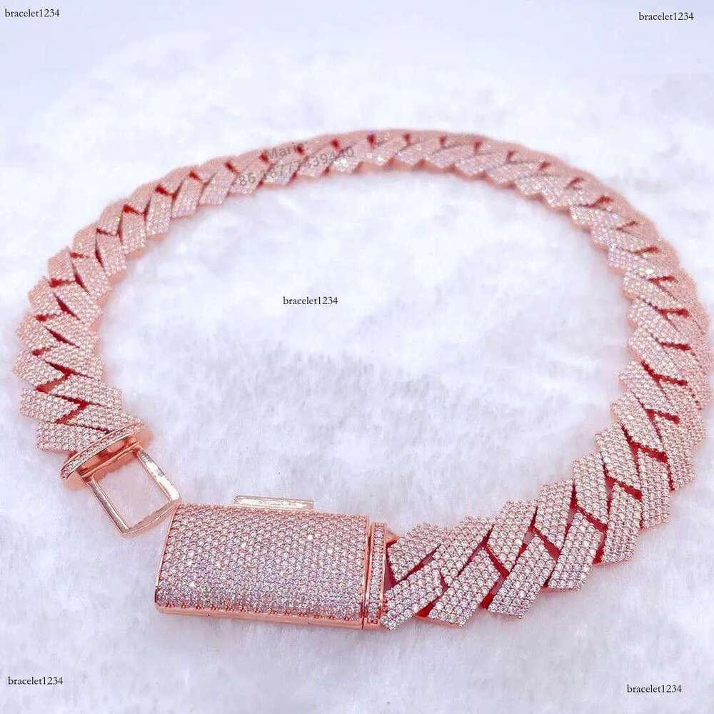 necklaces designer jewelry necklace cuban k Horizon Iced Out Pass Dia Tester vvs Moissanite Jewelry Necklace chains for men moissanite chain gift