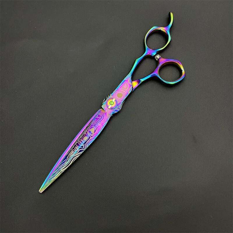 Color JP440C 6Inch Dental Flat Damascus Beauty Stylist Hairdressing Scissors