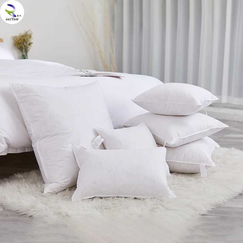100 Cotton Goose down Feather Square Cushion Pad Filling 45x45cm 50x50cm 60x60cm Decorative Sofa Sitting Pillow Home Decoration G251124