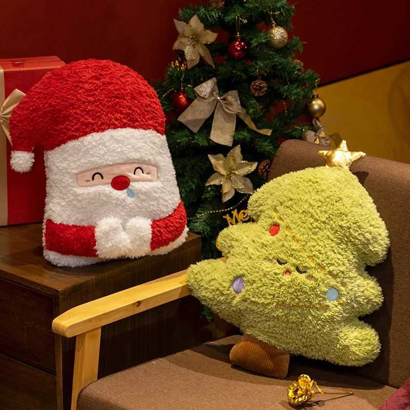 Christmas Tree Pillows Bay Windows Christmas Decorations Santa Claus Ornaments Dolls Cushions Sofas Pillows G251124