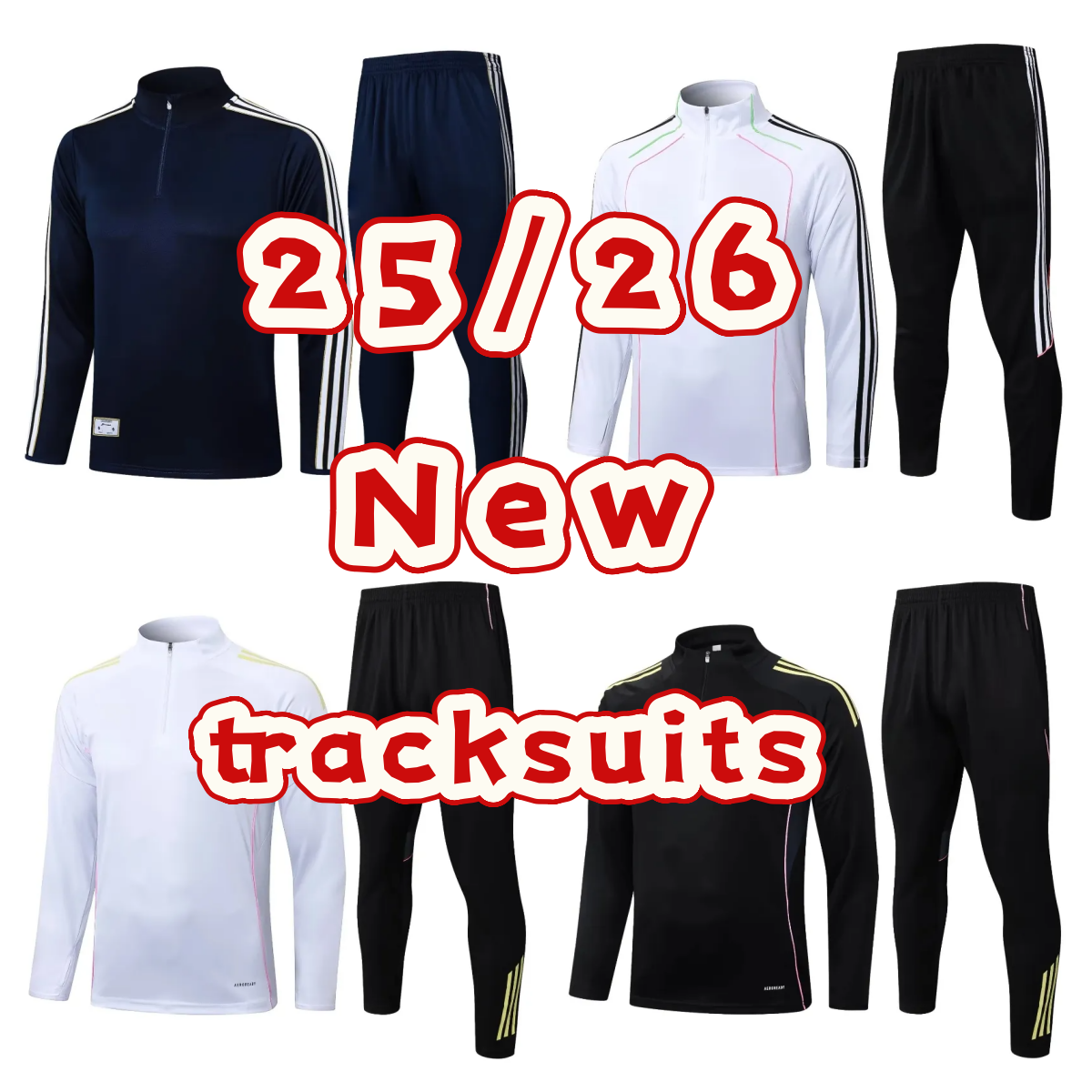 25/26 juve soccer tracksuit football tracksuit kids training kit a 2025 2026 training spak survetement chandal futbol juve