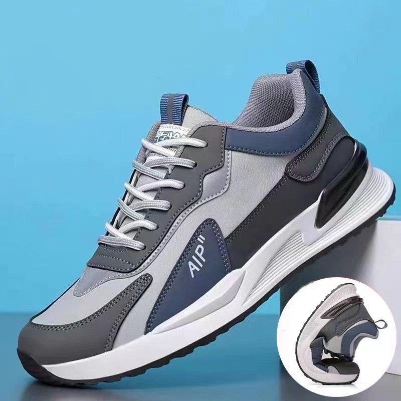 2025 New Designer Shoes Men's Leather Sneakers Outdoor Casual Sport Shoes