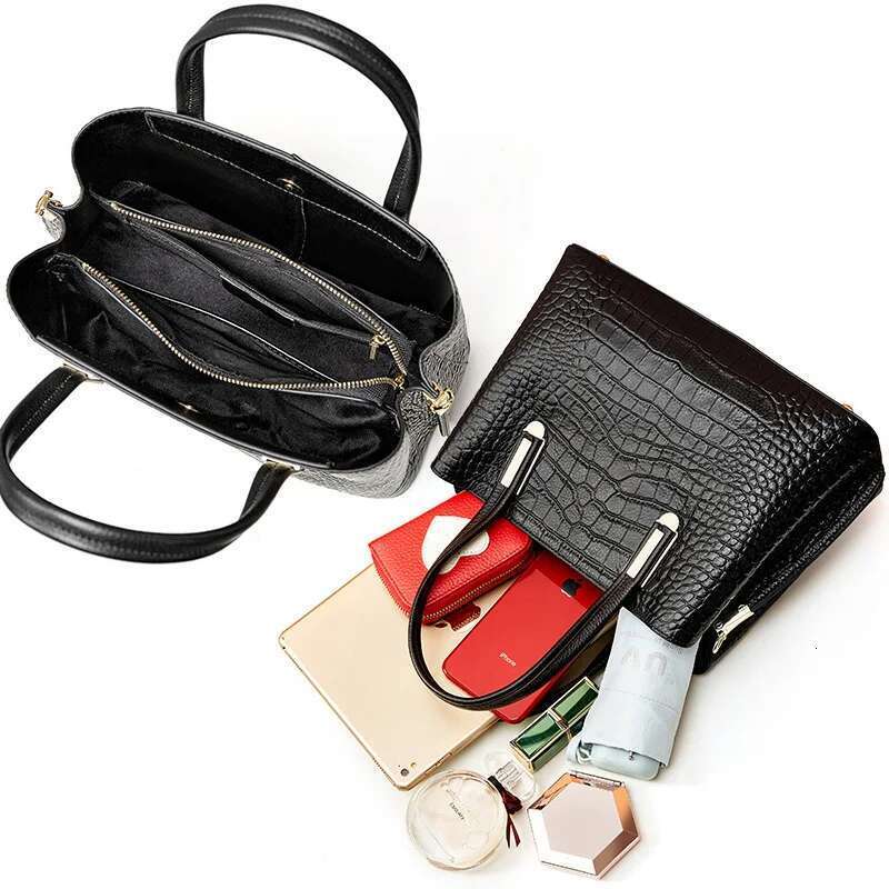 Designer Bag Zency 100% Genuine Leather Handbag Daily Casual Ladies Top-Handle Design Top Quality Women's Shoulder Bag