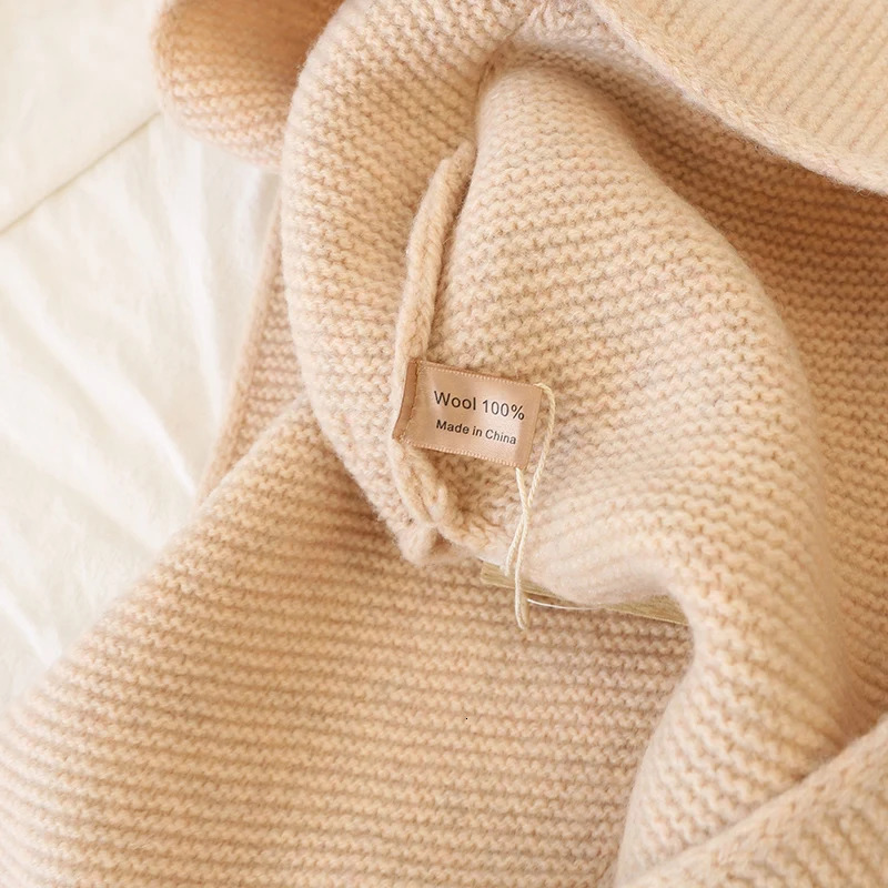 100 Wool Big Sophie Scarf Oversize Hood Balaclava Winter Hat Ear Protection Windproof Warm Bomber Hats Women Fashion Beanies 251121