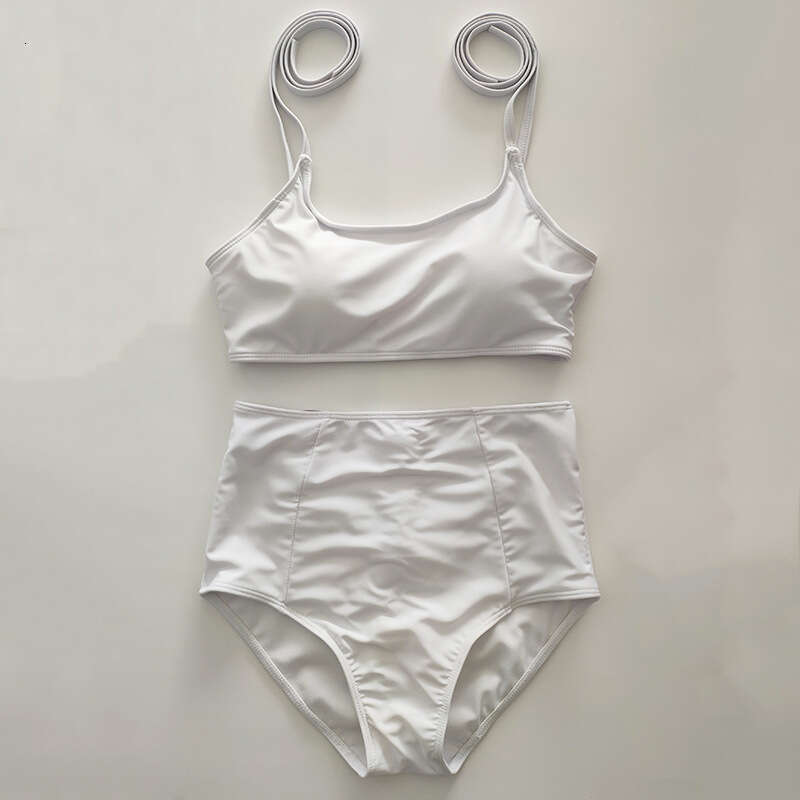 Holiday Trajes De Bano Skimss New South Korean Swimwear Women's Sexy Little Fragrance Cross Backless Split Bikini Slimming Hot Spring Swimsuit Ne