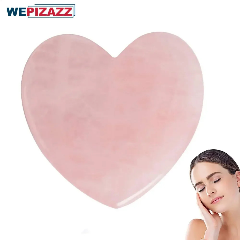1 PCS Gua Sha Massage Tool Natural Jade Gua Sha Scraping Massage Tool Guasha Facial Tool for SPA Acupuncture Treatment 250418