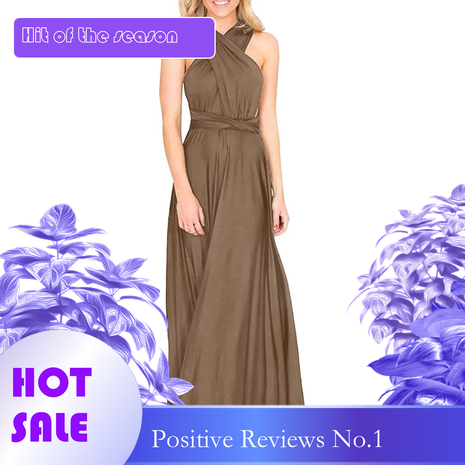 Dongdumaoyi Backless Sexy Wedding Bridemaid Dress For Women New Fashion Solid Color Sleeveless Cocktail Prom Female Night Wear