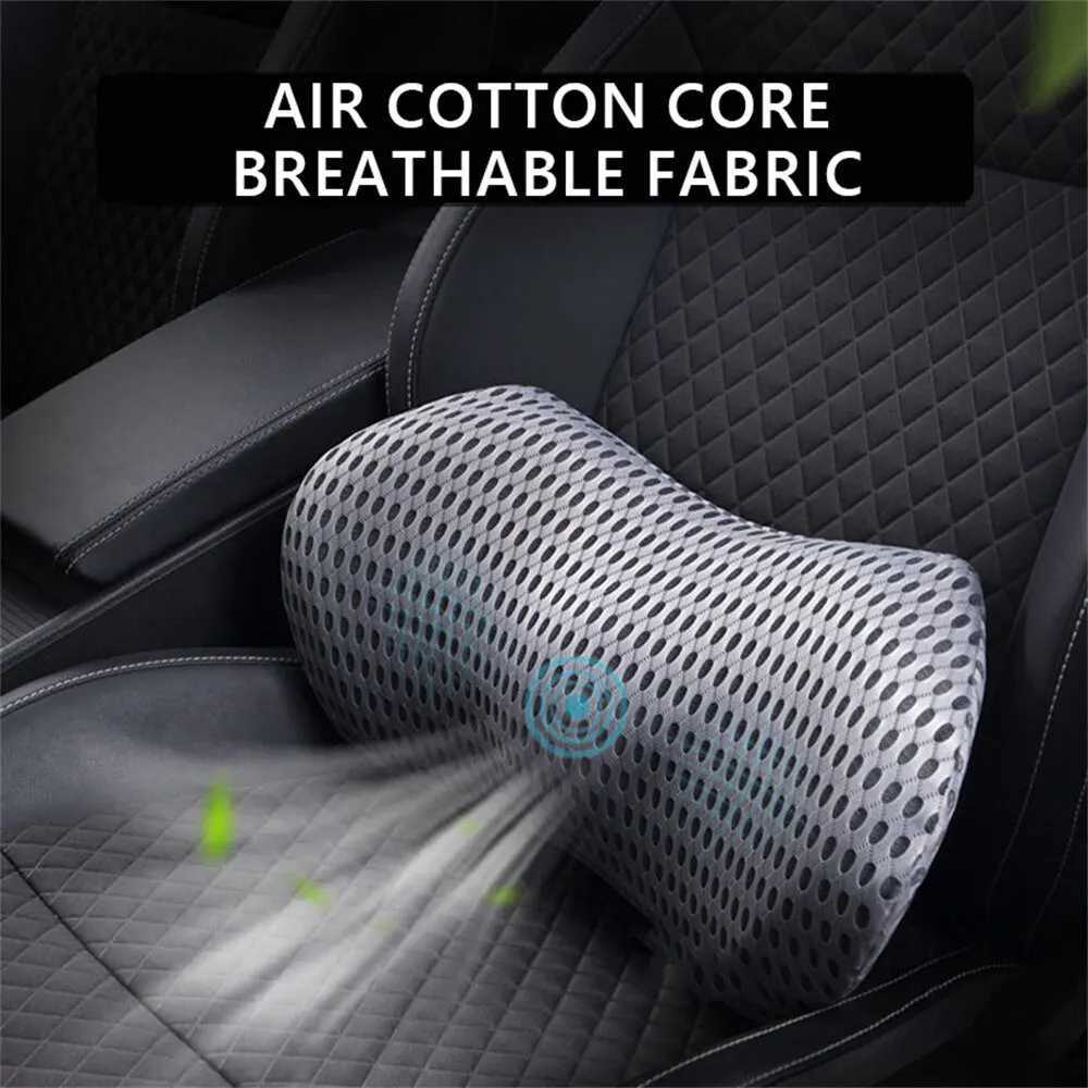 Breathable Memory Cushion Interior Accessories Bed Sleeping Pillow Car Seat Waist Pillow Lumbar Support Pillow Foam Car Cushion G251124