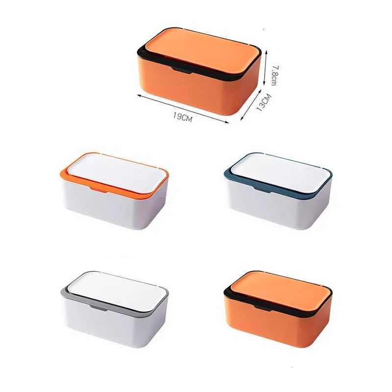 Wet Wipes Dispenser with Lid Dustproof Tissue Storage Box for Home Office Baby Wet Tissue Mask Storage Box Kitchen OrganizerM251124