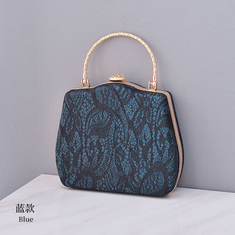Dinner Bag Lace Dinner Women S Handbag Cheongsam Handmade Diagonal Cross Wedding Banquet Bag Dress Bag KQ