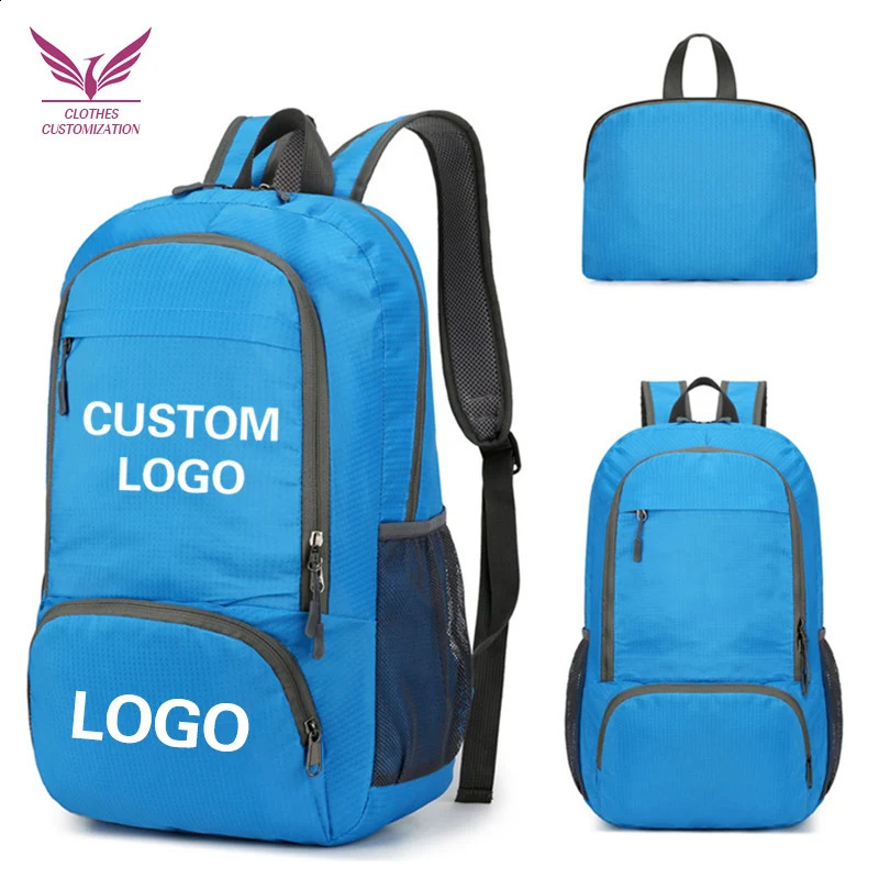 Lightweight Foldable Backpack custom Waterproof Packable Backpack personality customization Outdoor Travel Hiking pack 250417