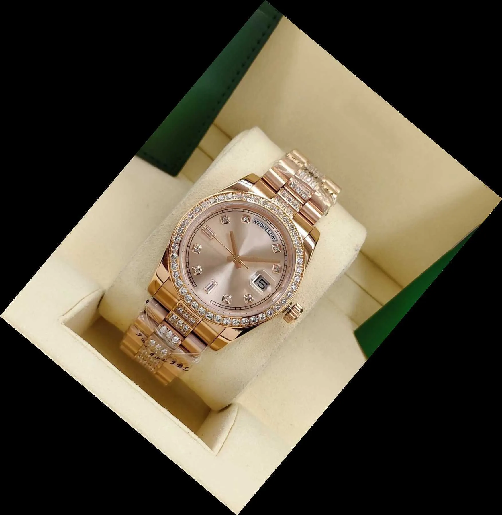 36mm designer Women's High quality Women's Diamond Watch with sapphire Crystal Sports Mechanical Automatic Watch