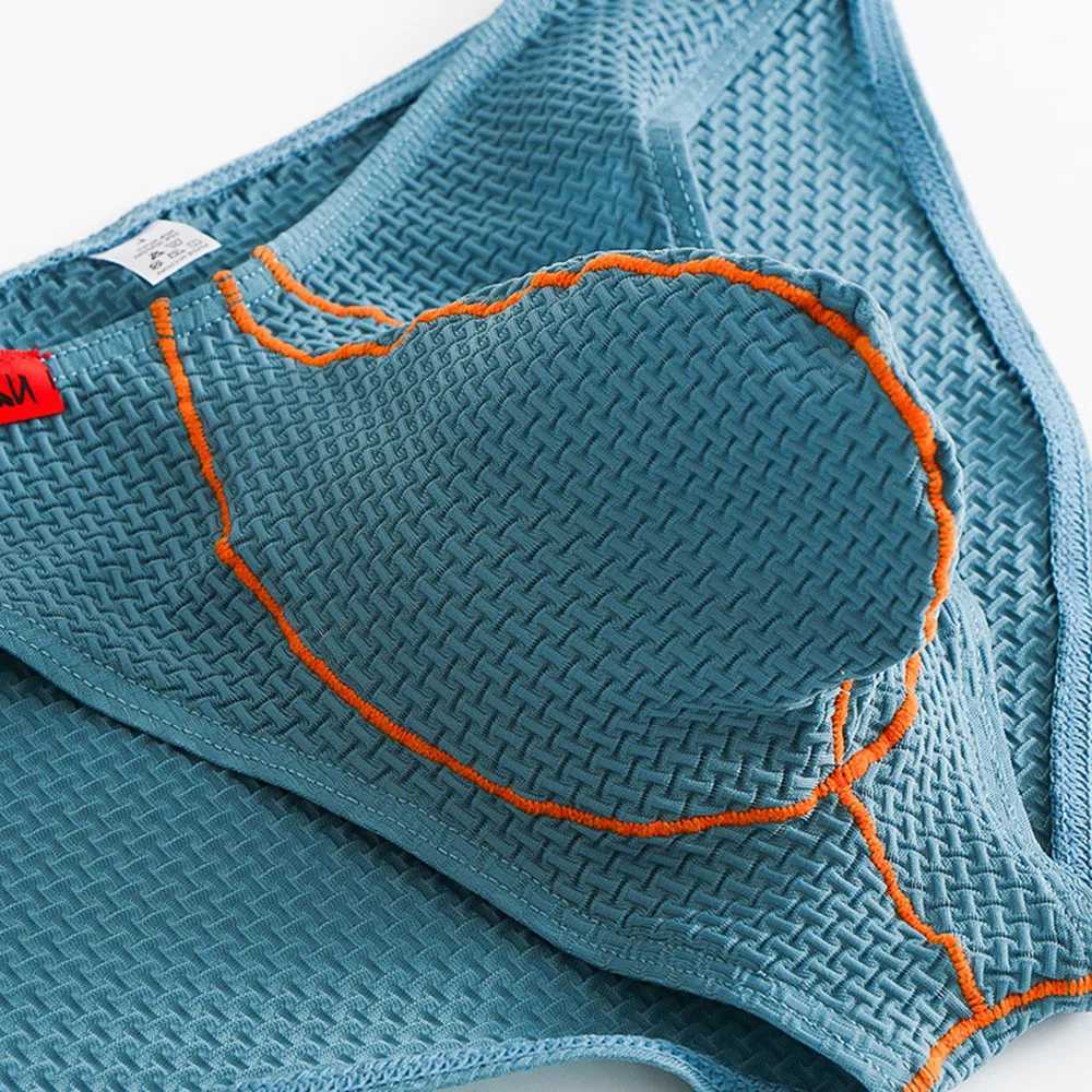 Mens Underwear U-shaped Conveyor Ice Silk Fabric Knitted Underwear Low Waist Underwear Sports Underwear M250424