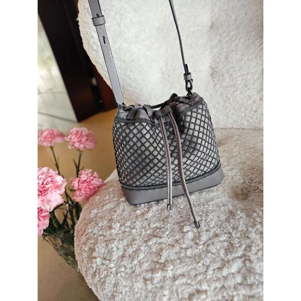 Designer Bag High Quality New Women Cowhide Crossbody Bucket Bag