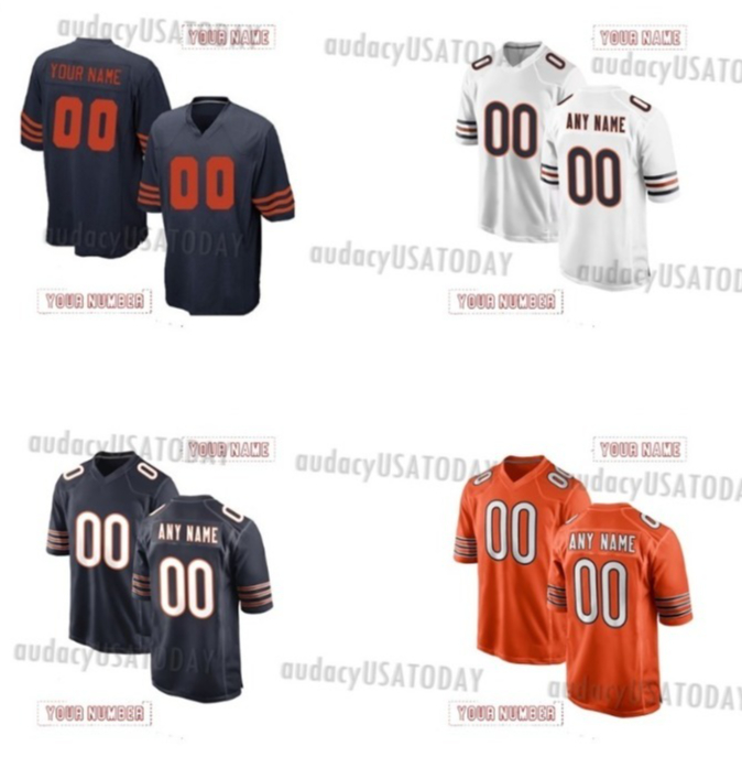 18 Caleb Williams 2025 Navy Football Jerseys Payton Urlacher Loveland Odunze Moore Bagent Singletary Kmet Hester McMichael Ditka McMahon Monangai Mix order