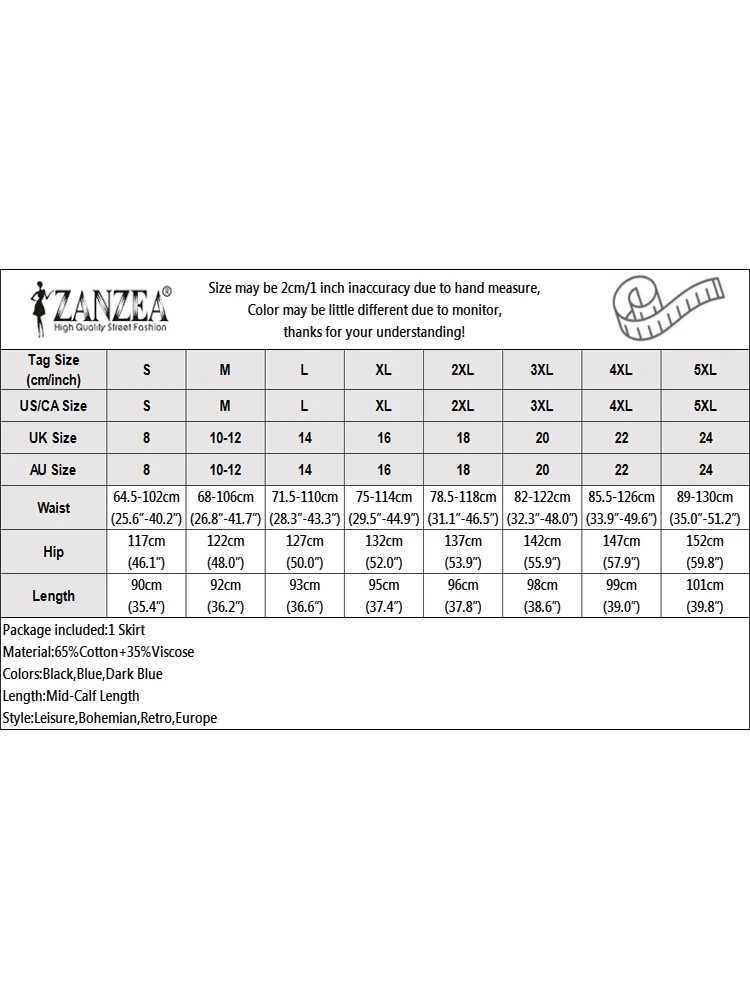 Autumn Elastic Waist Solid Skirts ZANZEA Fashion Women Denim Blue Skirt Elegant A-line Work Overskirts Leisure Loose Holiday Jupe M250424