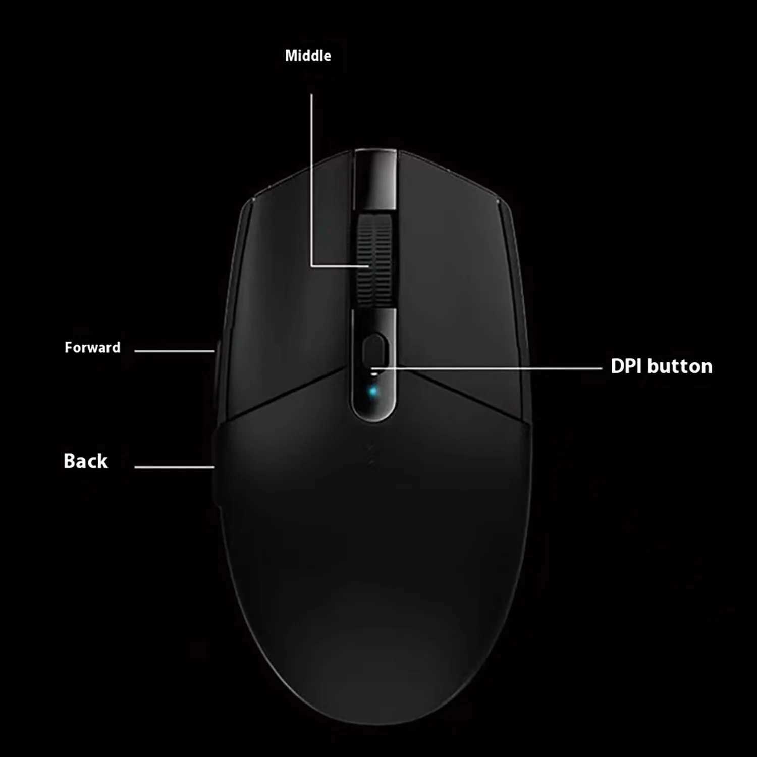 G304/G305 - Wireless Gaming Mouse with LIGHTSPEED 12000 DPI Sensor 250-Hour Battery Great for CS LOLM251124