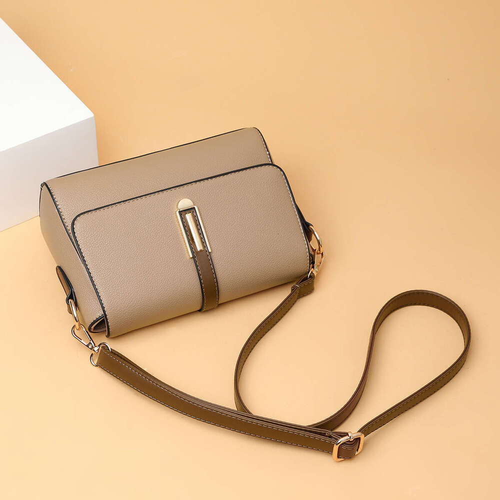Small Square Women's Handbag New Fashionable Soft Women's Shoulder Bag Designer Bag Women's Solid Color Crossbody Bag