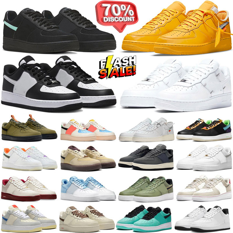 OG Tiffany designer running shoes sneakers men women one Triple White Black Utility Red Pale Ivory mens trainers platform shoe size 36-45