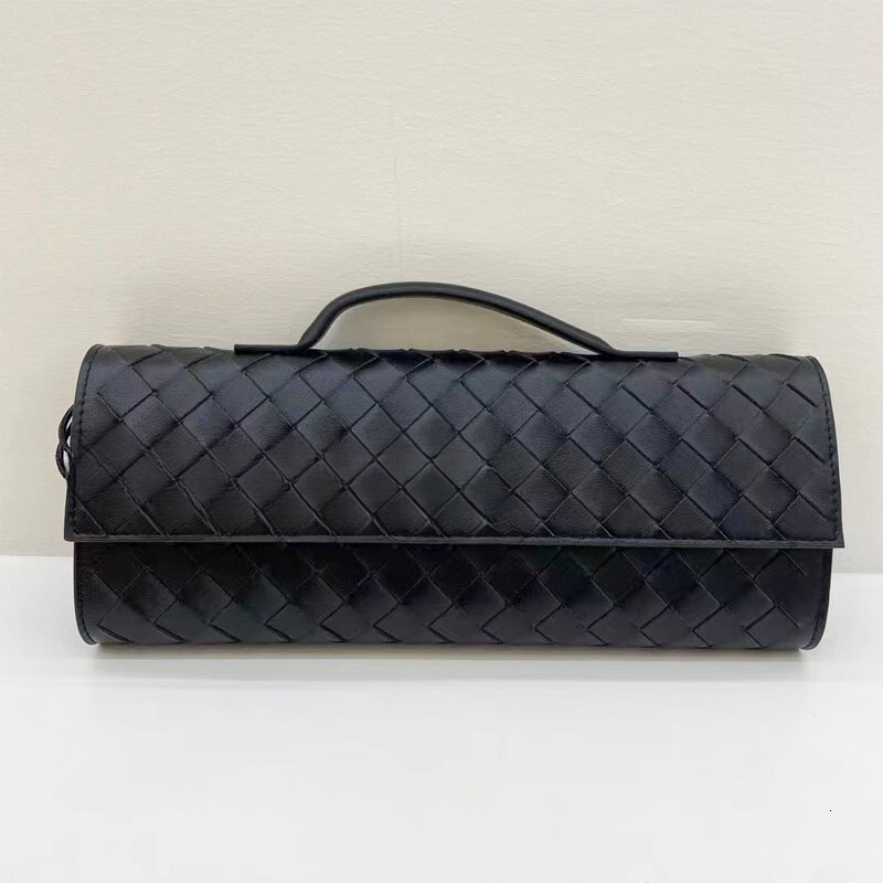 Designer's new hand woven bag, genuine leather evening dress bag, designer handbag, women's bag