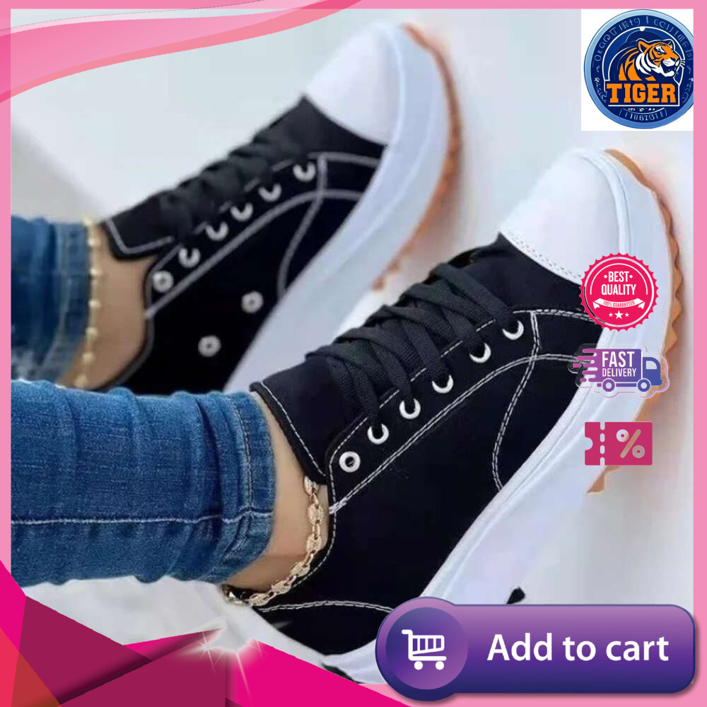 Ddmytiger Party Striped Polka Dot Spring Females New Fashion Summer Casual Plus Sneakers For Women Platform Sport Female Lace Up Tennis Shoes Size Clo