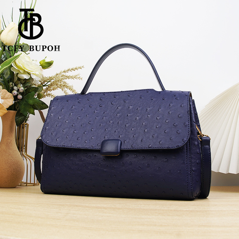 Women New Ostrich Pattern Large Capacity Handbag For Women S Work Commuting Versatile Tote Crossbody Bag Tote Bag