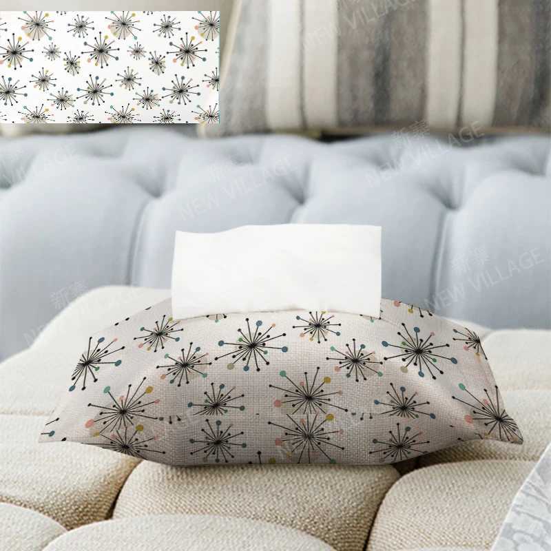 Home decor boho fabric tissue box car tissue holder tissue cover box Textiles cloth storage tissue bag nordic wipes dispenserM251124