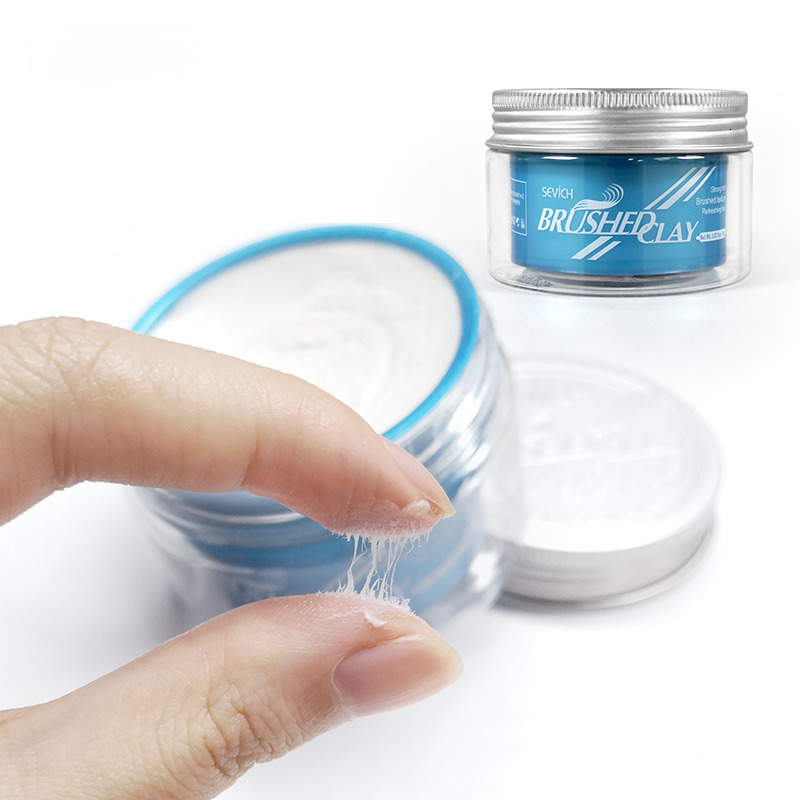 Sevich 100g Hair Brushed Clay For Men Strong Hold Hairstyle Finished Hair Styling Clay Mud Hair Cream Refreshing Hair Wax