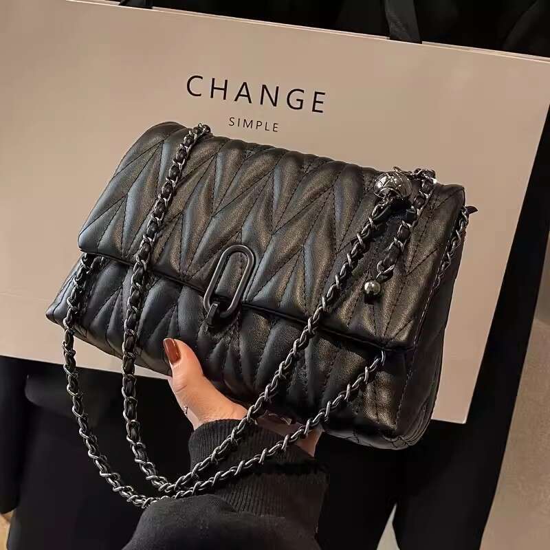 Women's Designer Bag Fashion Versatile Single Shoulder Square Bag Women's Crossbody High-end Feeling Diamond Grid Embroidery Thread Small Fr